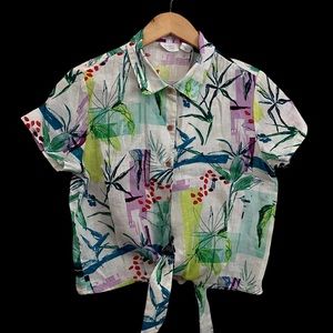 Singrid Olsen Women’s Blouse Size S 100% Linen